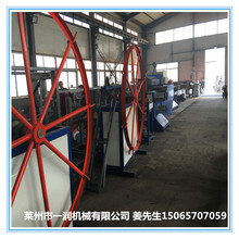 瓶片料PET圆丝拉丝机组 塑料PET刷丝扫把丝笤帚丝拉丝机