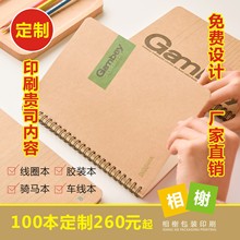 �����ľ߱ʼǱ�����logo��������Ʒ�ռǼ��±��칫ţƤֽ��Ȧ��