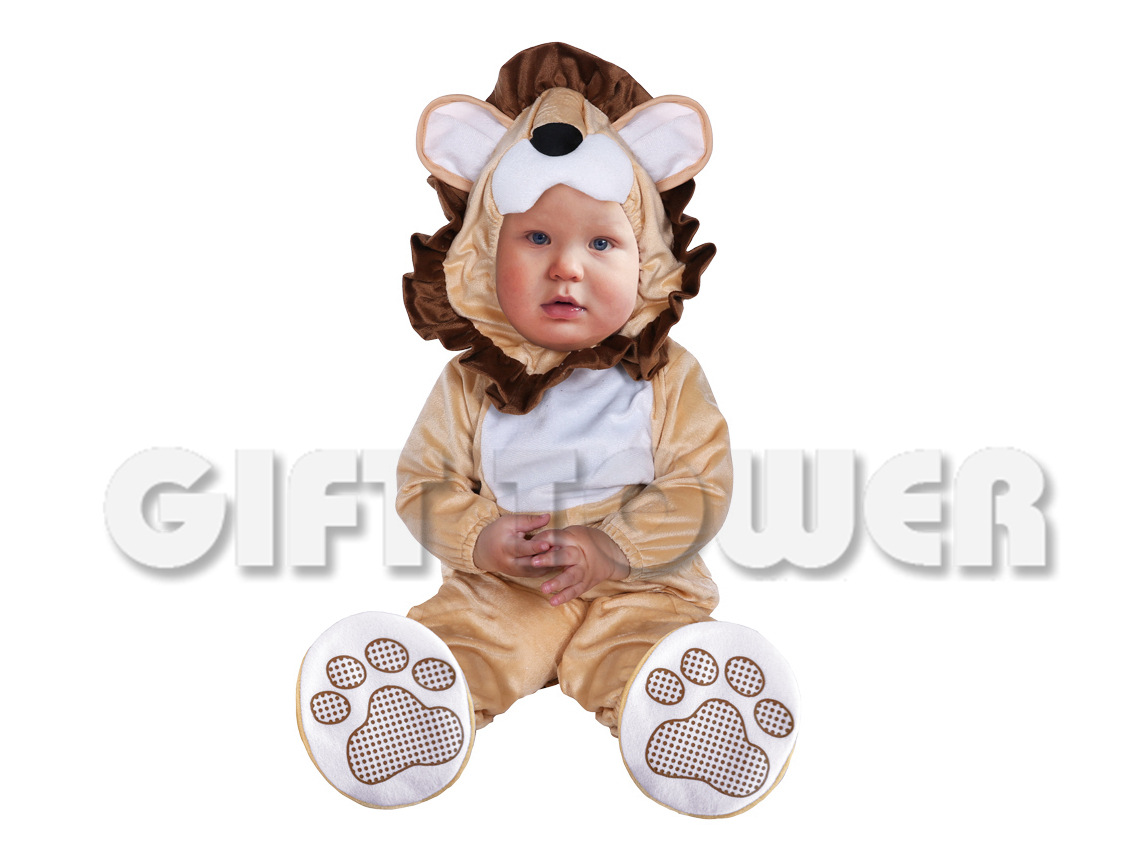 焕佑批发可爱婴儿服装婴儿COS卡通狮子装T-0008可爱小狮子装角色扮演服装万圣节表演服装详情图1