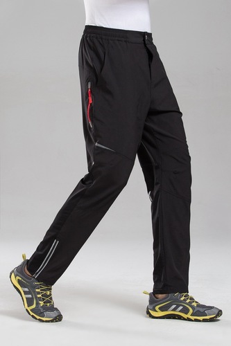 Outdoor elastic quick-drying trousers, night vision reflective cycling trousers, hiking and fishing quick-drying trousers 1748