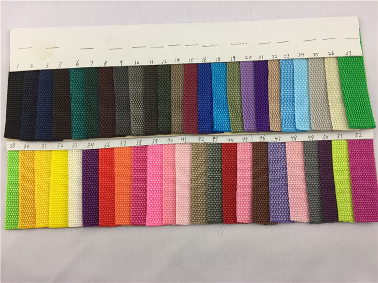 PP珠纹织带色卡