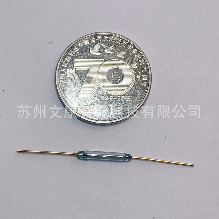 俄罗斯MKA10110干簧管 金脚超微型磁簧开关 1.8*10磁簧管磁控管