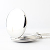 Glossy quartz organic metal retro pocket watch, wholesale, mirror effect