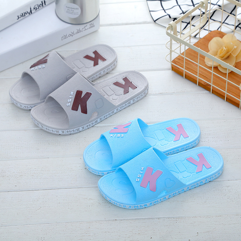 summer slipper Home Bedroom non-slip lovers The thickness of the bottom Plastic Home Furnishing sandals  take a shower Shower Room