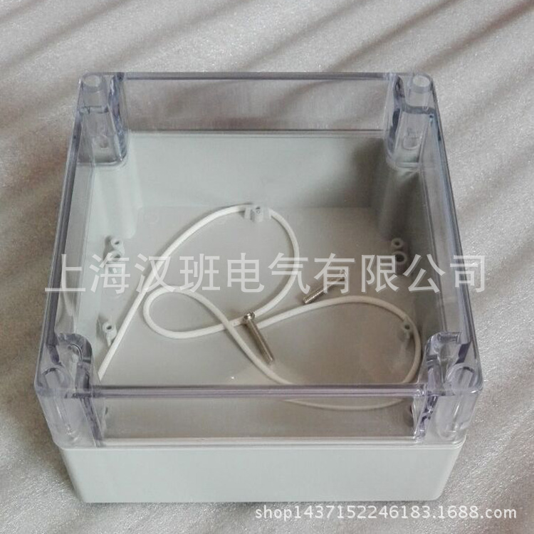 160*160*70透明盖塑料接线盒塑料外壳密封盒端子盒接线盒分线盒