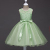 A generation of fat children wedding dress Princess Dress Girls Costume Dress Tutu flower lace yarn