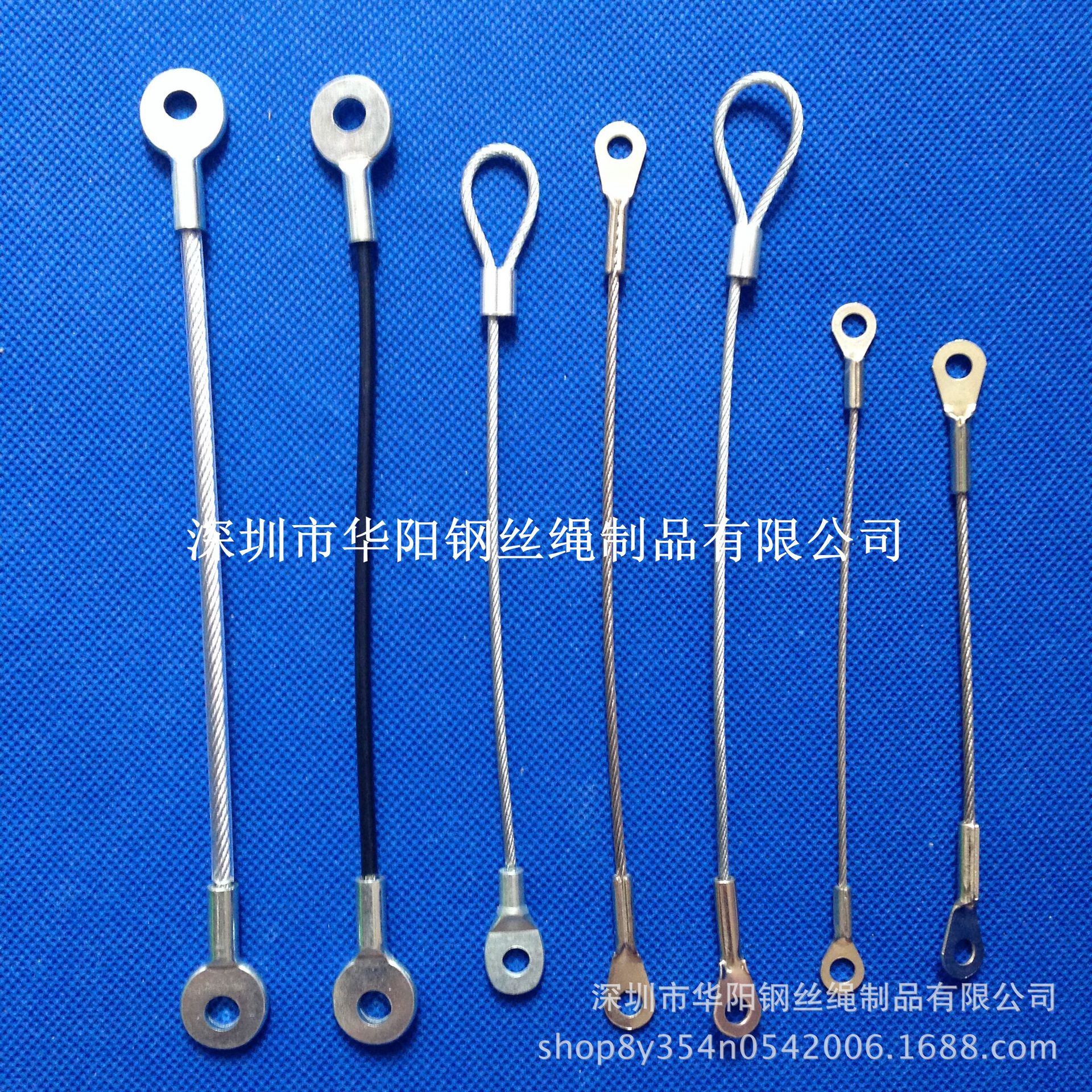 不锈钢钢丝绳端子压制防坠落钢丝绳门窗限位器拉线不锈钢端子