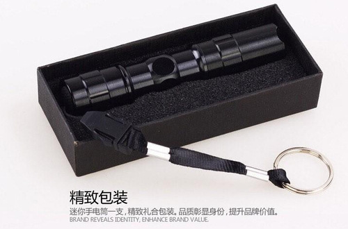 Factory direct sales mini flashlight LED children's flashlight aluminum alloy hand light household emergency portable outdoor lighting