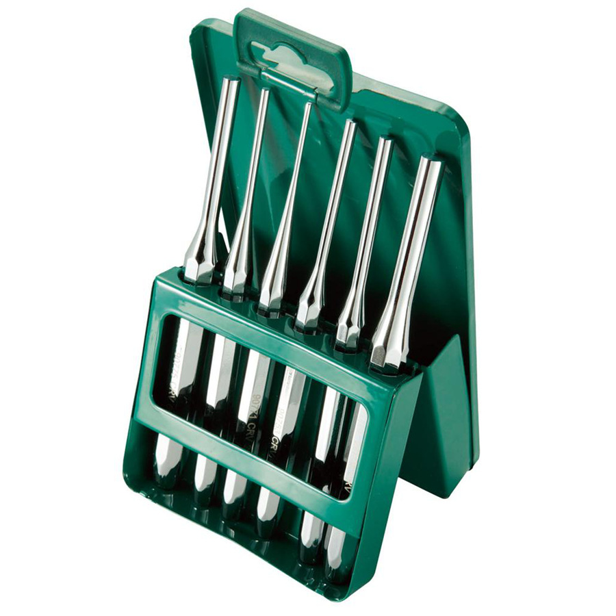 世达工具 铬钒钢精制6件套销冲09162