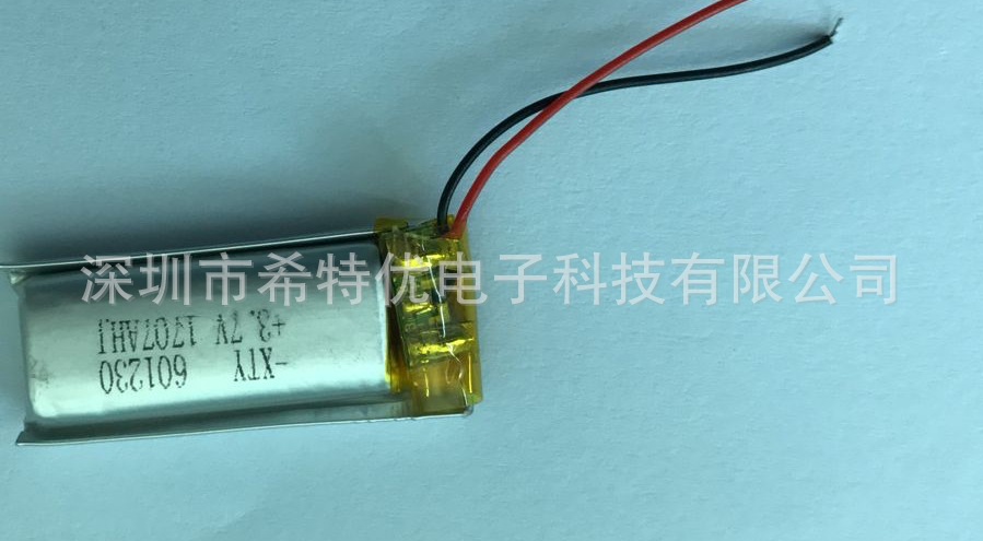 批发聚合物电池 3.7V数码锂电池  601230聚合物可充电池170mAH