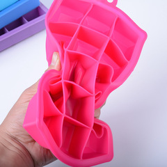 Square Ice Tray 15 Slots Silicone Ice Cube Tray DIY Food Grade Ice Tray Direct Sale