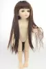 Dark brown straight hair brown eyes