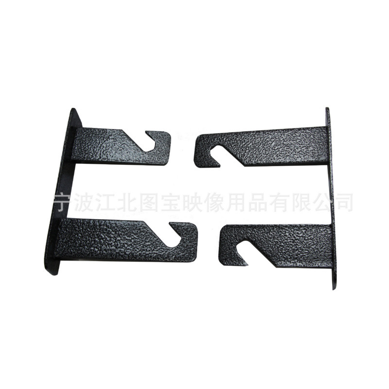 Manual two-axis wall hook lifting background axis Photo children's photography background cloth rack a pair of hooks