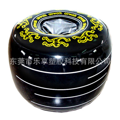 卡通毛绒充气凳子优质毛绒卡通加厚pvc充气沙发成人充气板凳批发|ms