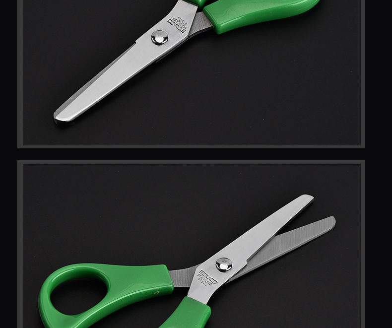 厂家直销 办公剪刀 家用不锈钢剪刀 学生剪纸刀 文具美工剪详情8