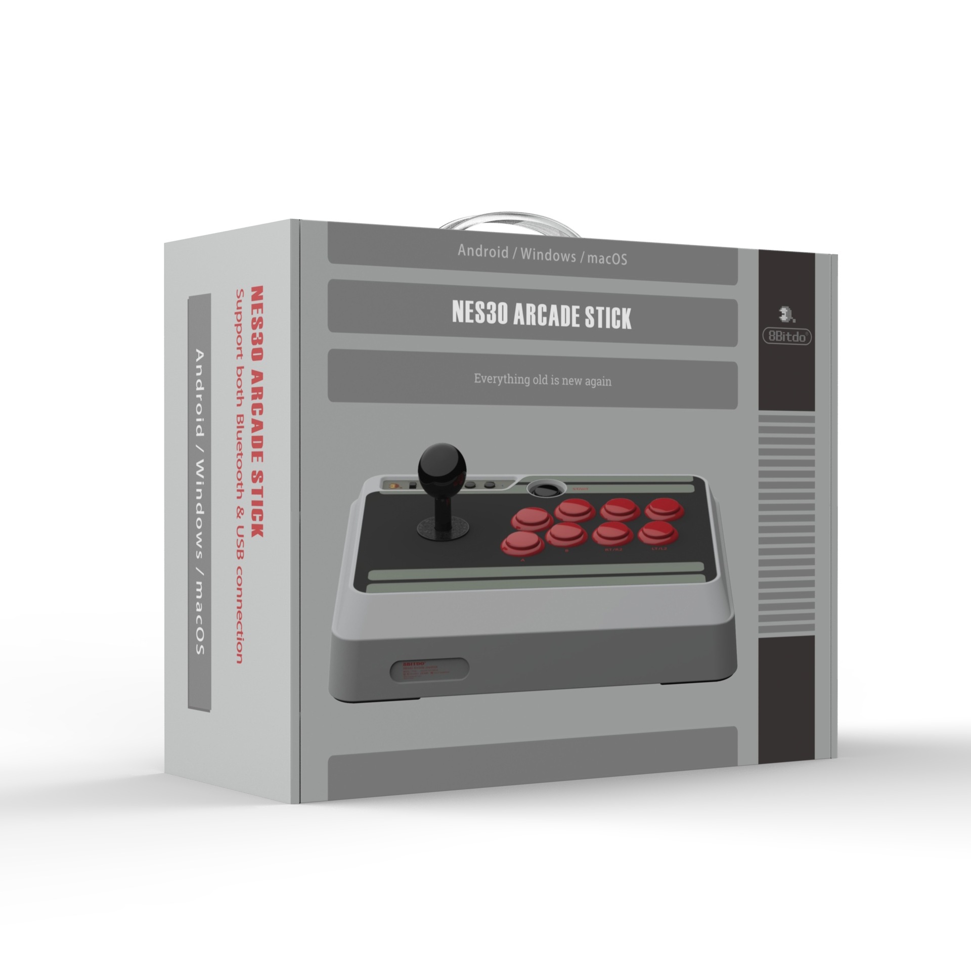 8Bitdo NES30 Arcade Stick 7
