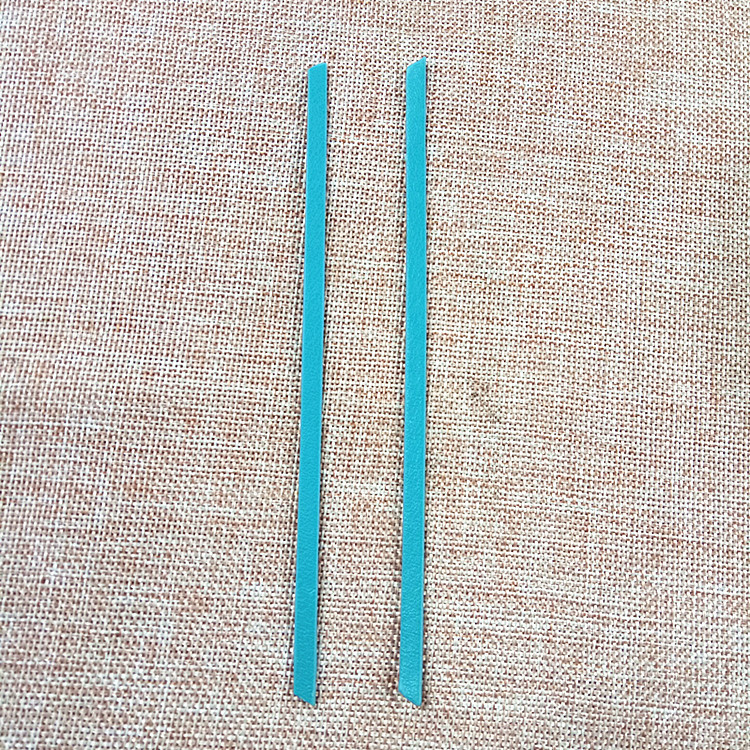 專業生産PU仿皮油邊拉片服飾衣服箱包鞋子皮片拉鏈 小拉鏈拉頭片