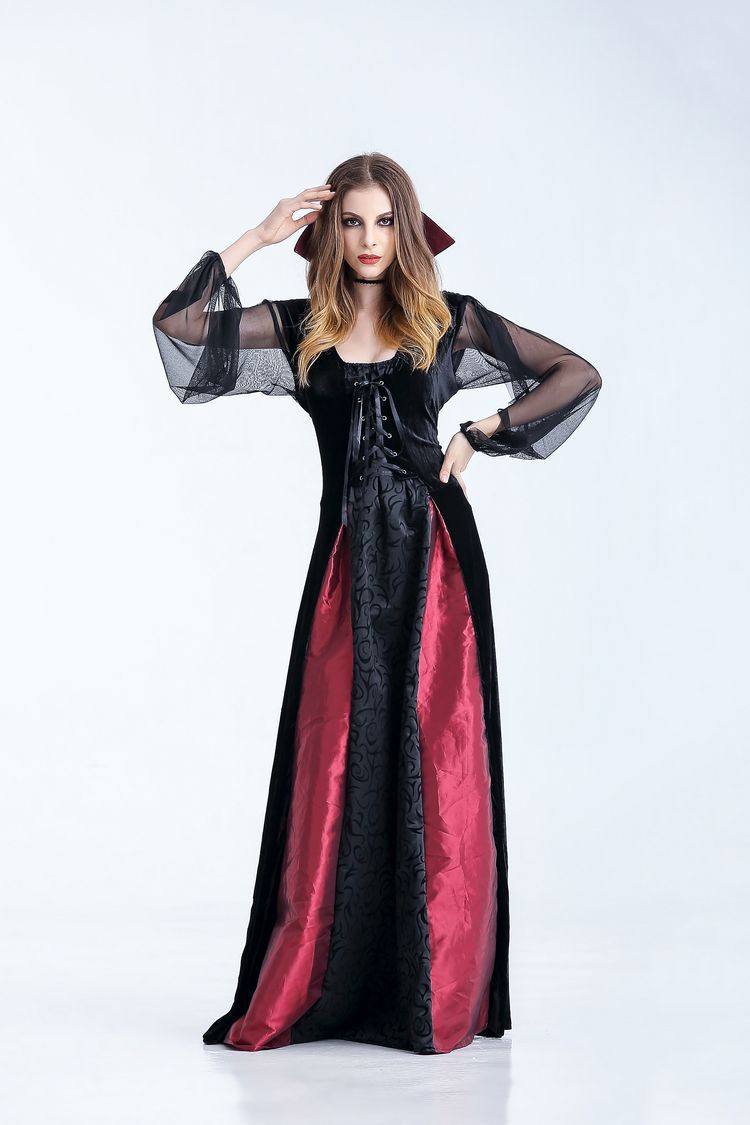 Halloween vampire witch cosplay costume nihaostyles wholesale halloween costumes NSQHM79107