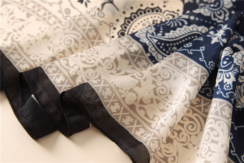 Femmes Rétro Style Classique Bloc De Couleur Satin Foulard display picture 10