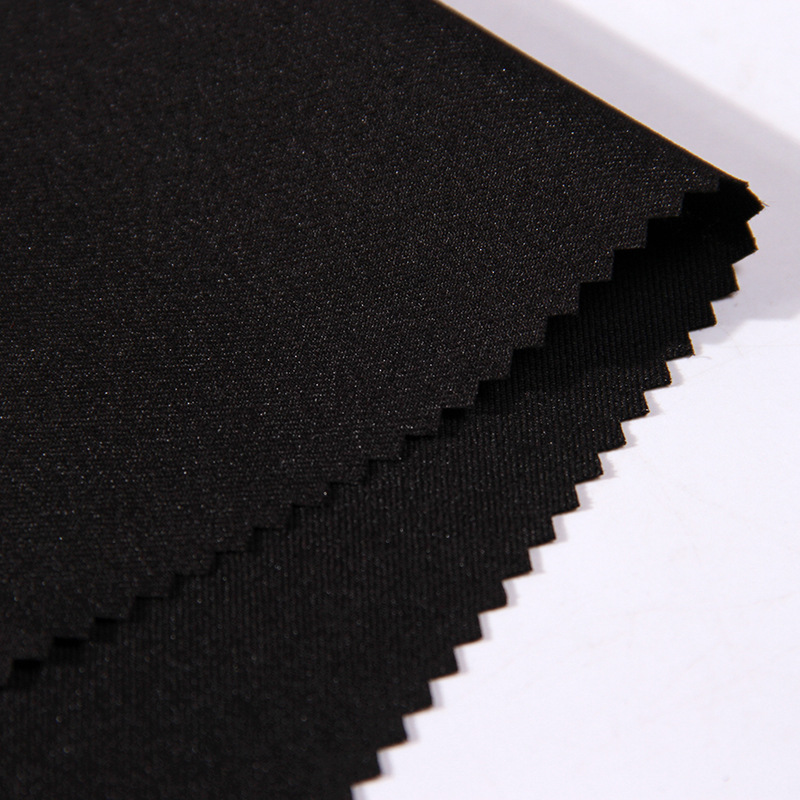 【鹏越】全涤斜纹四面弹  时尚女装服装面料 涤纶弹力斜纹布料