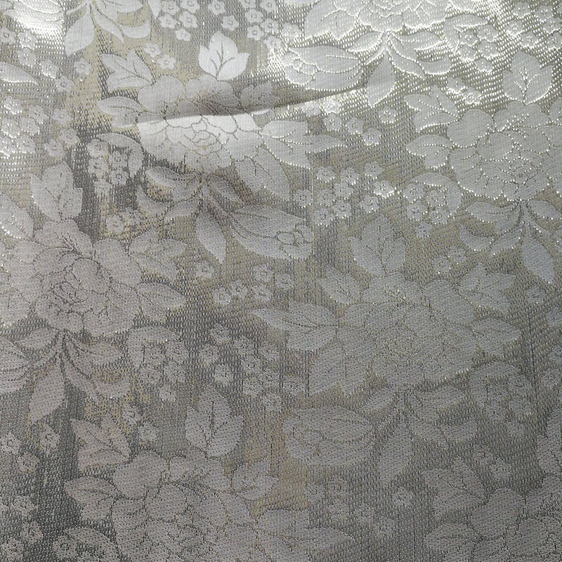 专业生产金银花绸纯色桑蚕丝交织丝绸布料 真丝提花面料定 制