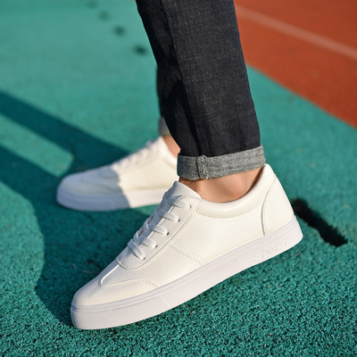 2017 mùa xuân người đàn ông mới của giày giày thể thao xu hướng Hàn Quốc giày trắng phẳng trắng triều giày của nam giới