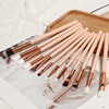 Brush, golden tools set contains rose, wholesale, 12 pieces