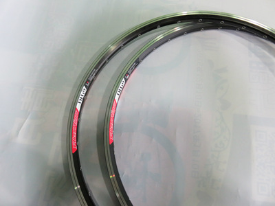 DH19車圈26寸山地自行車鋁合金雙層圈32孔36孔 V刹/碟刹車圈 帶鉚