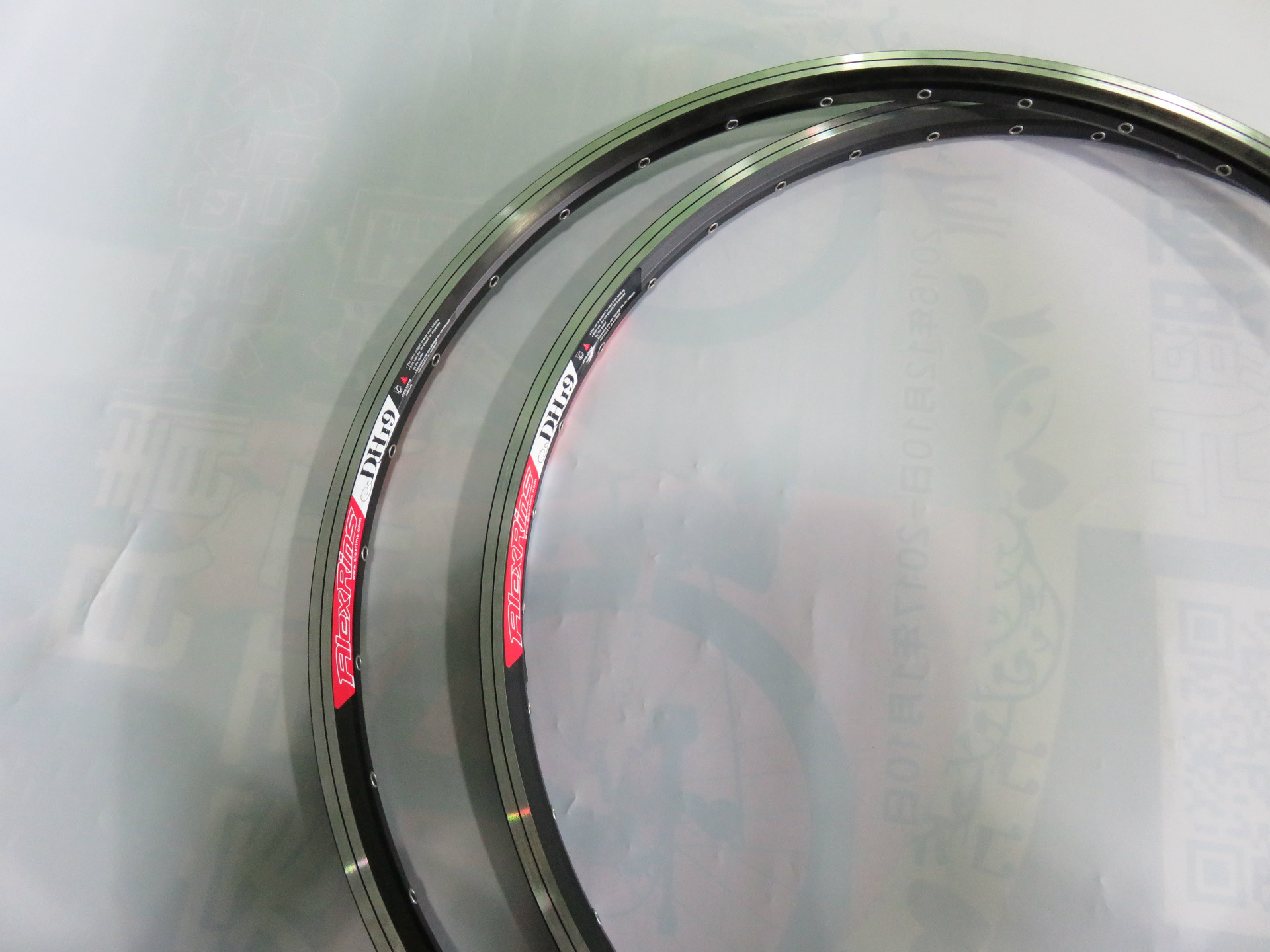 DH19車圈26寸山地自行車鋁合金雙層圈32孔36孔 V刹/碟刹車圈 帶鉚