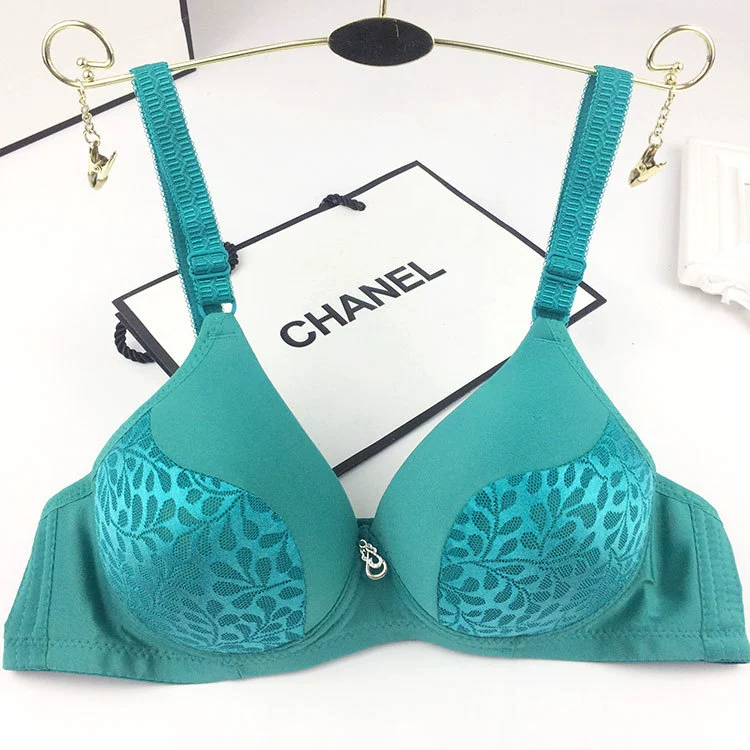 Thin wireless bra, underwear for mother, plus size, for middle age