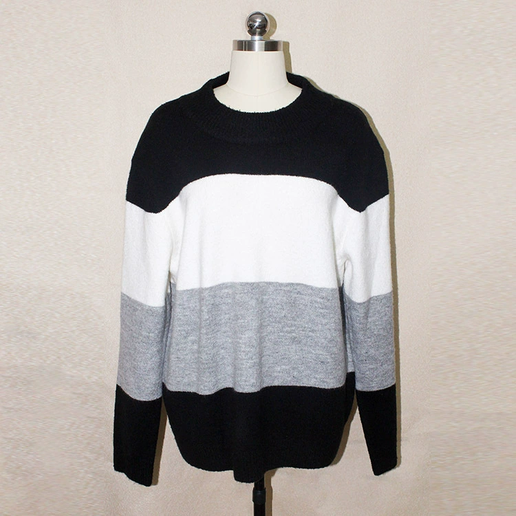 7-контактный свитер фабрики Tao свободная пуловера