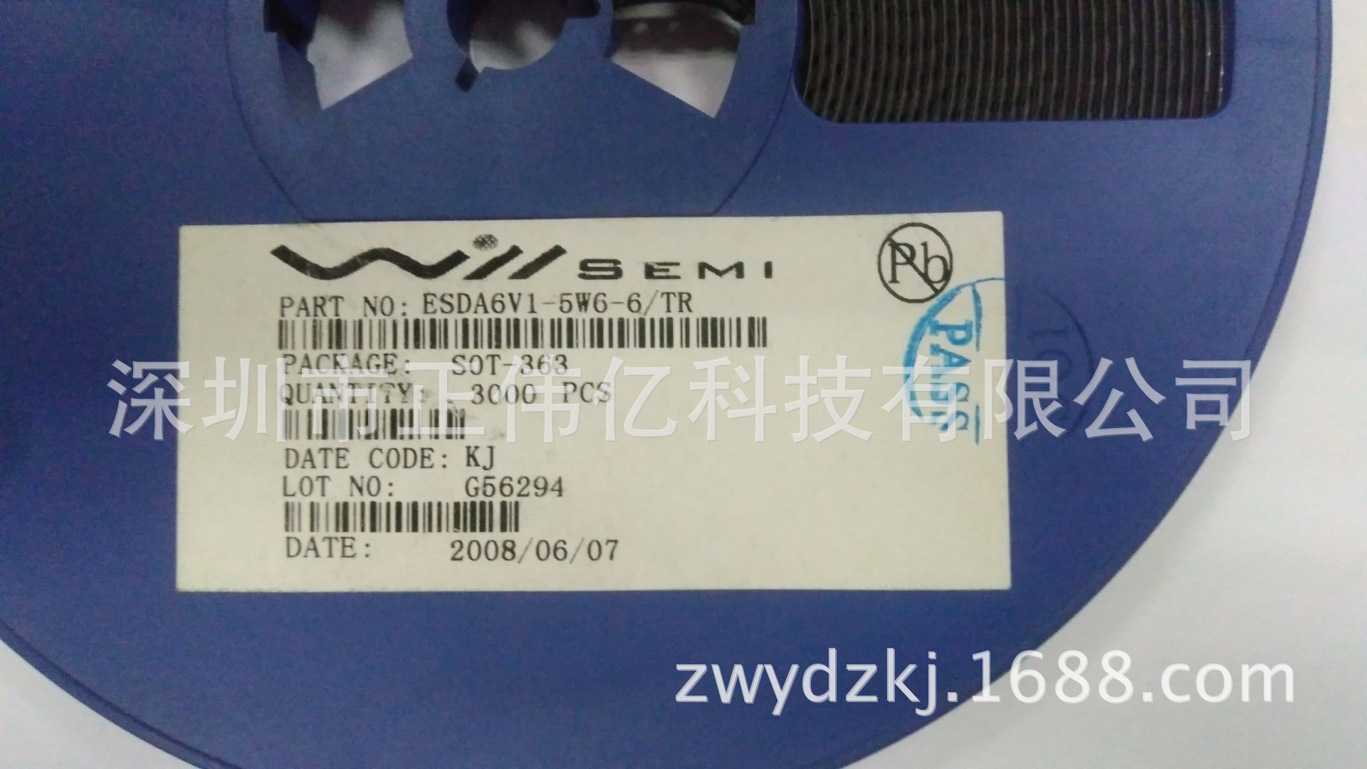 原装正品现货ESDA25W TVS Diode 25V 400W 丝印: E25 SOT323-3L