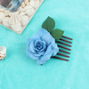 Fashionable hairgrip for bride, cloth, hair accessory, European style