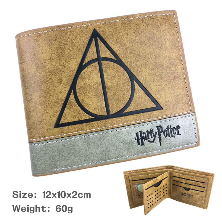 해리포터 지갑 3D 풀 컬러 주변 인쇄 Gryffindor Slytherin 배지 지갑 지갑