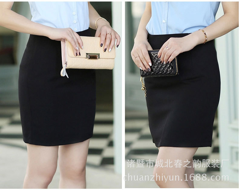 Jupe en Coton de soie micro-élastique - Ref 3441518 Image 12