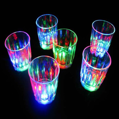originality Small gifts Colorful Flash Cup bar KTV Small glass Strange new 10 Stall goods Best Sellers Flashing Cup