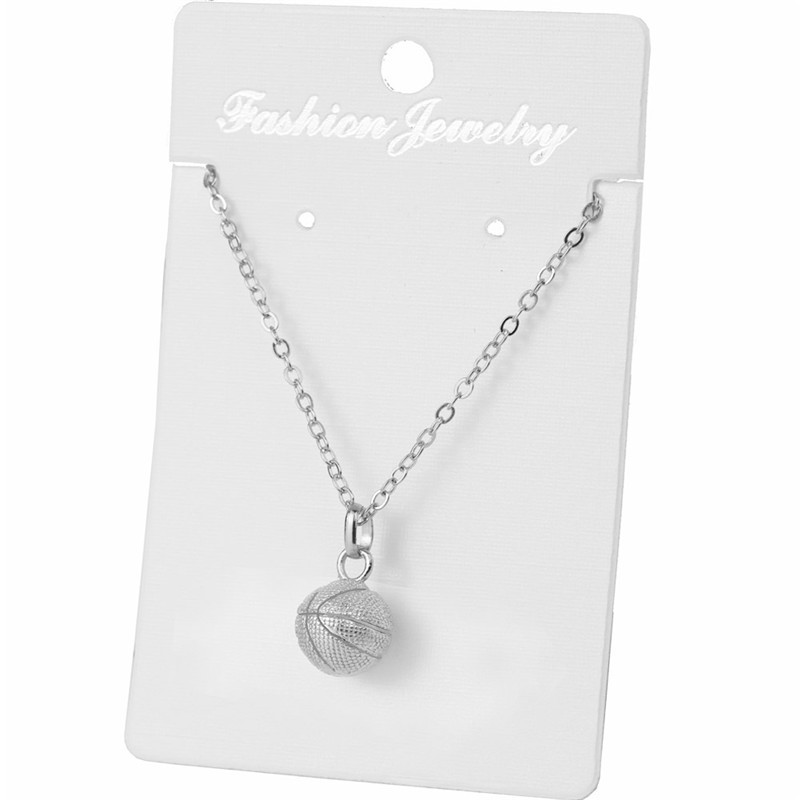 Fashion Three-dimensional Basketball Alloy Necklace display picture 5
