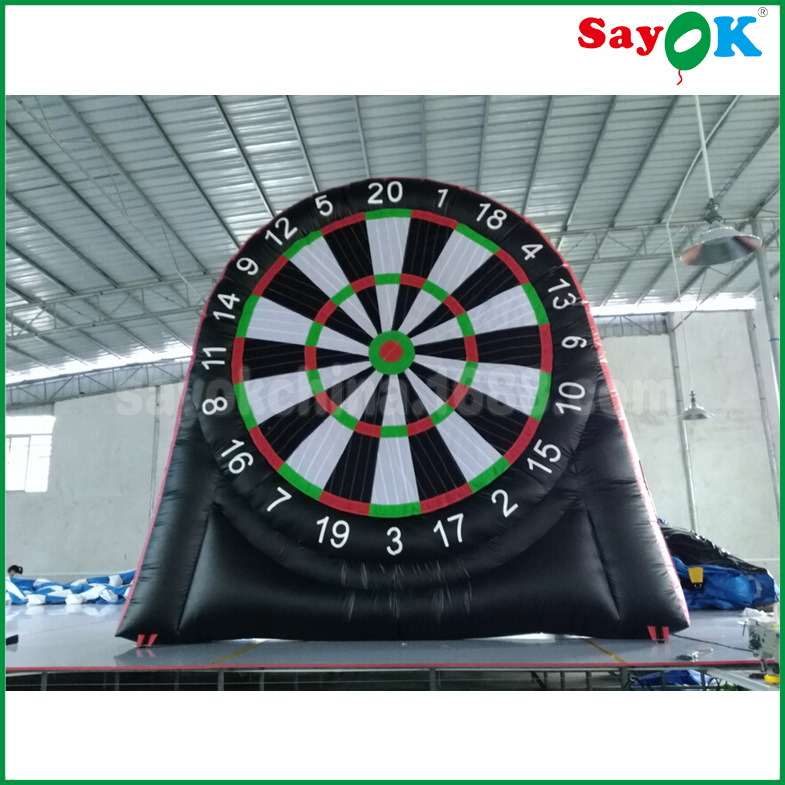 厂家直销3-6米高度充气足球飞镖盘气模 趣味体育运动射击飞镖靶