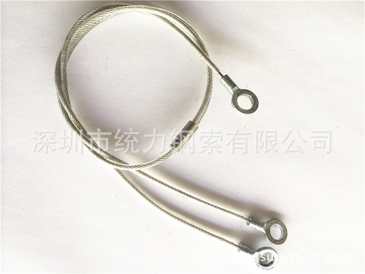 刹车线 一拖二刹车线 四轮车钢丝拉索碟刹通用 刹车线 刹车线管