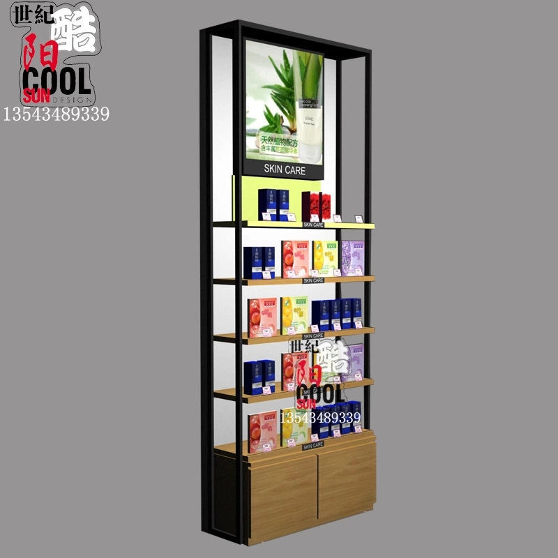 化妆品展示柜 化妆品展柜 化妆品货架_副本