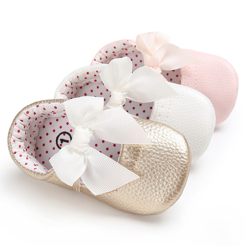 Baby shoes baby shoes soft soled Pu princess shoes