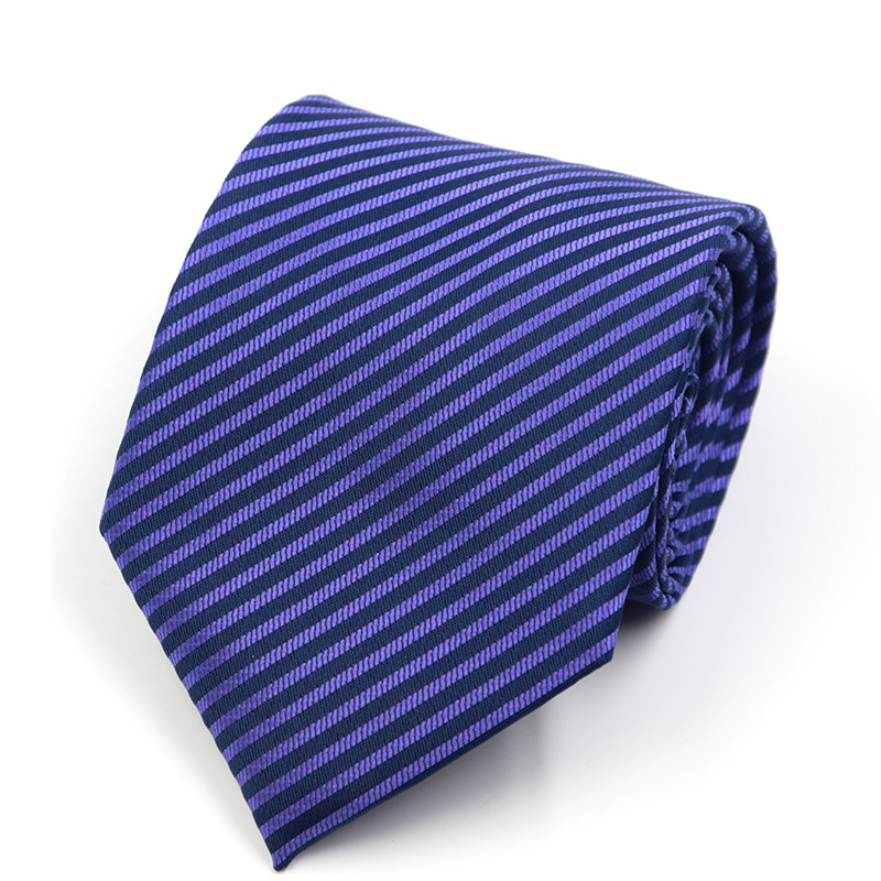 条纹印花领带厂家批发现货 韩版时尚简约男士涤纶丝箭头型领带|ms
