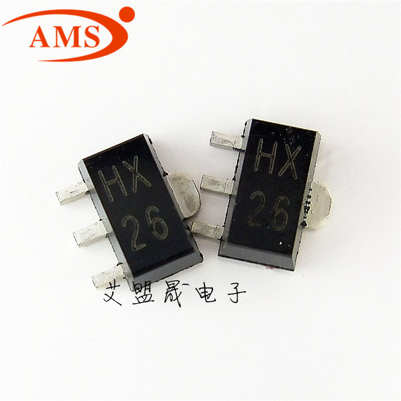 2SB1124-TD 2SB1124 丝印：HX SOT-89 双极晶体管 全新现货