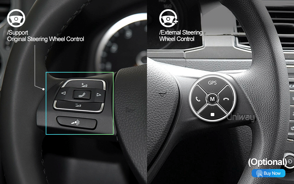 Clearance uniway A17K21071 2G+32G Octa 8 core  android 8.1  car dvd for kia k2 rio 2016 2017 multimedia car radio gps 12