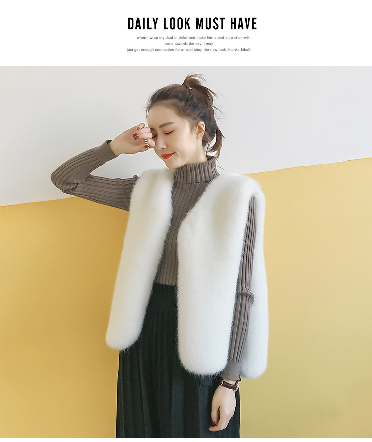 Gilet femme en Imitation laine - Ref 3318274 Image 21