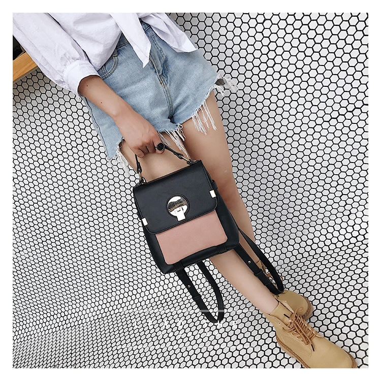 Korean version PUfashion bag (Beige)NHPB0128-Beige