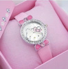 Cartoon cute electronic quartz children's watch, Korean style, simple and elegant design