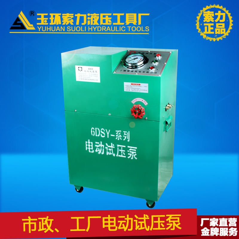 市政化工工程6DSY电动试压泵管道试压泵测压泵电动打压机打压泵