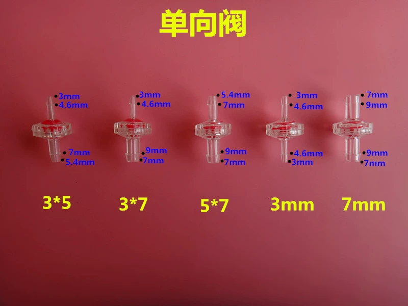 Пластиковый обратный клапан пластиковый запорный клапан газовый обратный клапан жидкостный обратный клапан шланг обратный клапан прозрачный