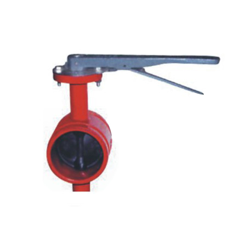 上海高特手柄沟槽蝶阀阀门